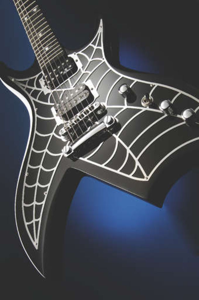 BC Rich Metal Web Bich The Bich's chromed web will look fantasic on stage